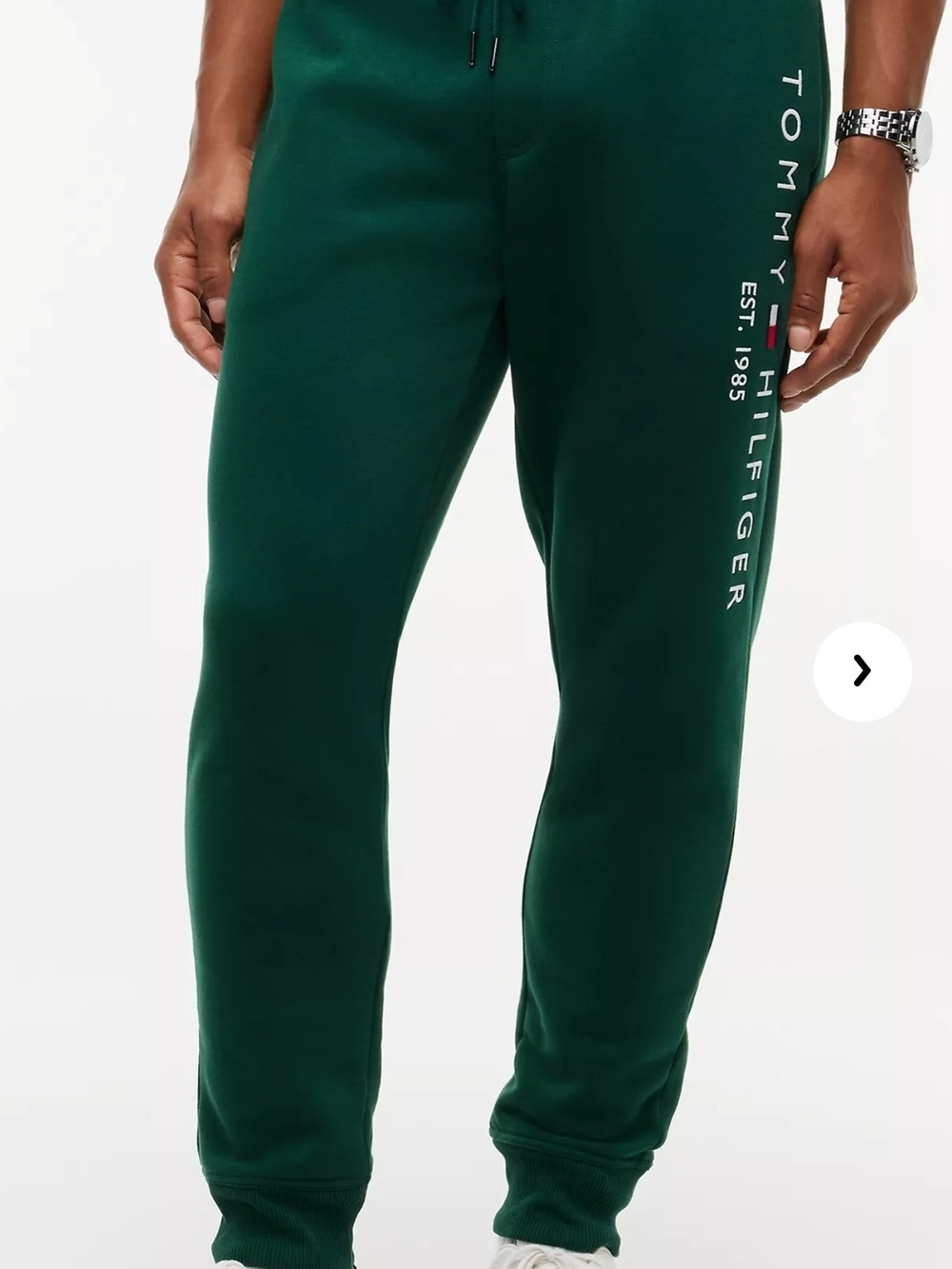 Tommy Hilfiger Men's Ornamental Green Sweatpants Size Large BNWT